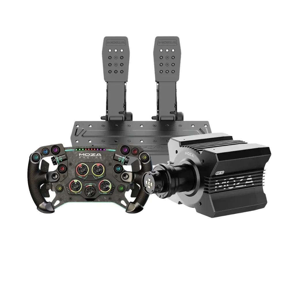 MOZA R12 V2 + SRP2 Pedals Bundle