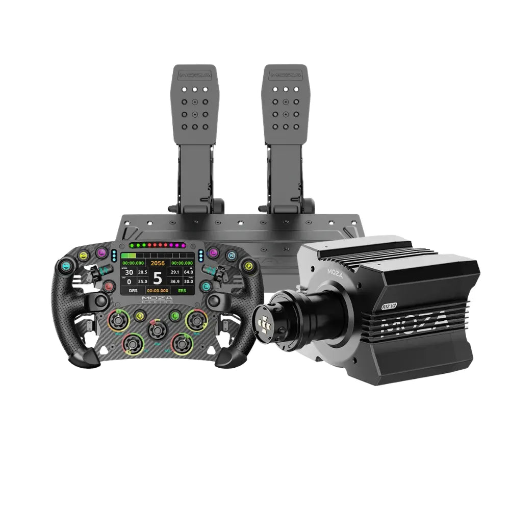 MOZA R12 V2 + SRP2 Pedals Bundle
