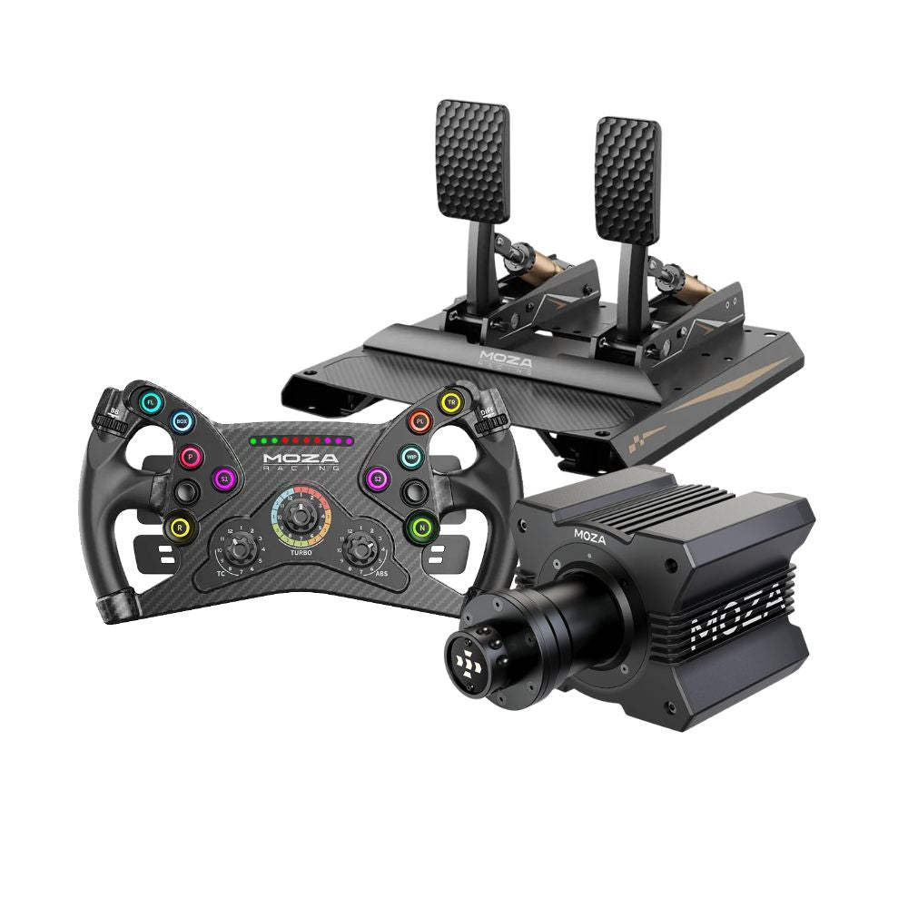 MOZA R9 V2 + CRP2 Pedals Bundle