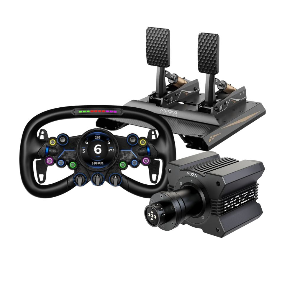 MOZA R9 V2 + CRP2 Pedals Bundle