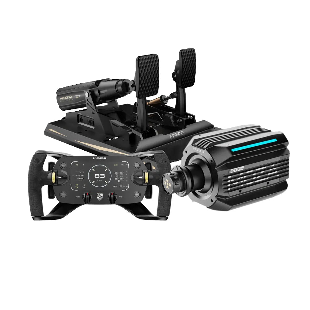 MOZA R21 Ultra + mBooster Pedal Set Bundle