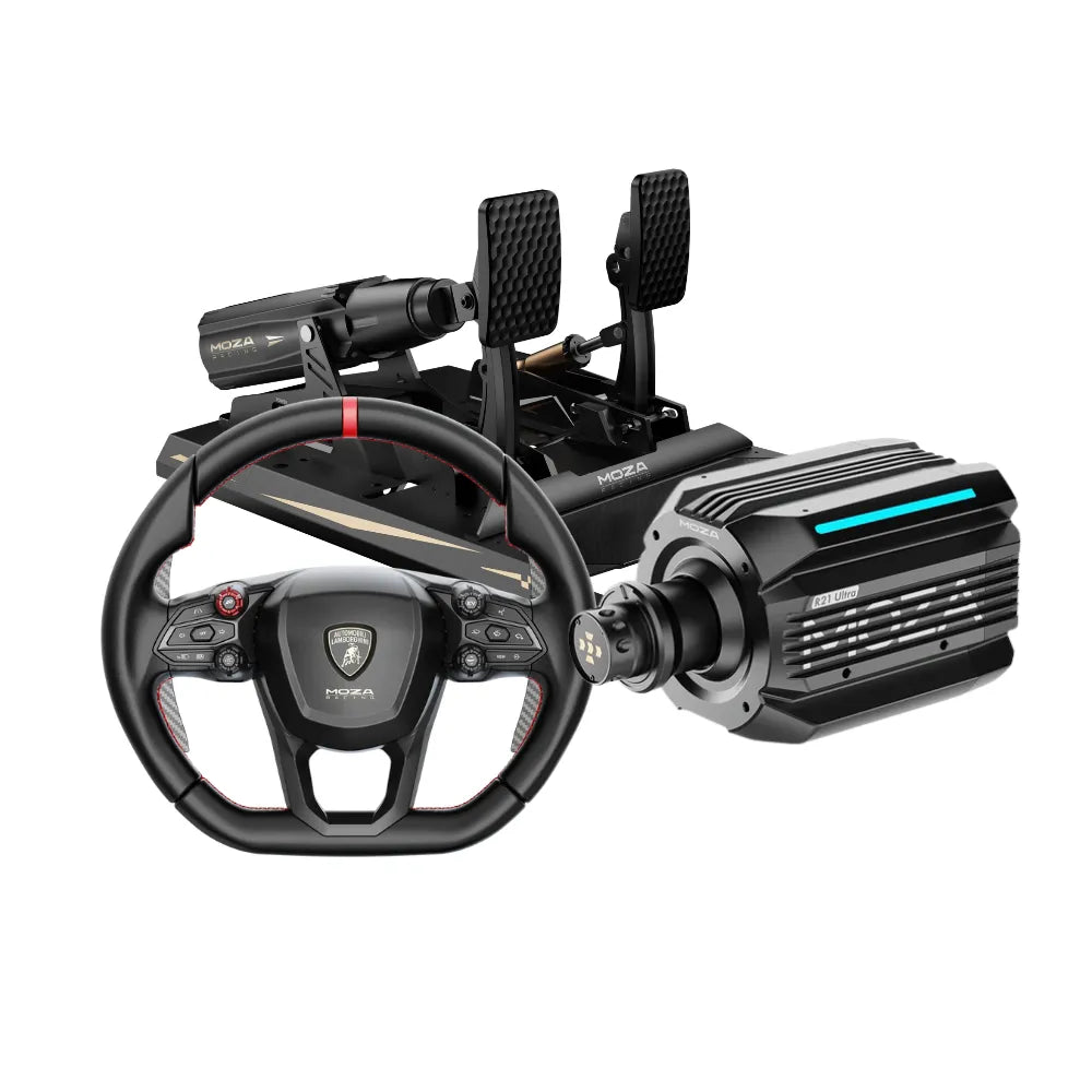 MOZA R21 Ultra + mBooster Pedal Set Bundle