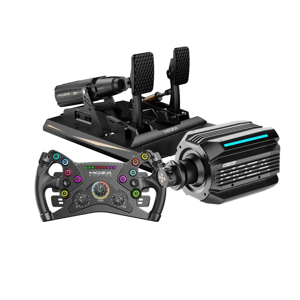 MOZA R21 Ultra + mBooster Pedal Set Bundle