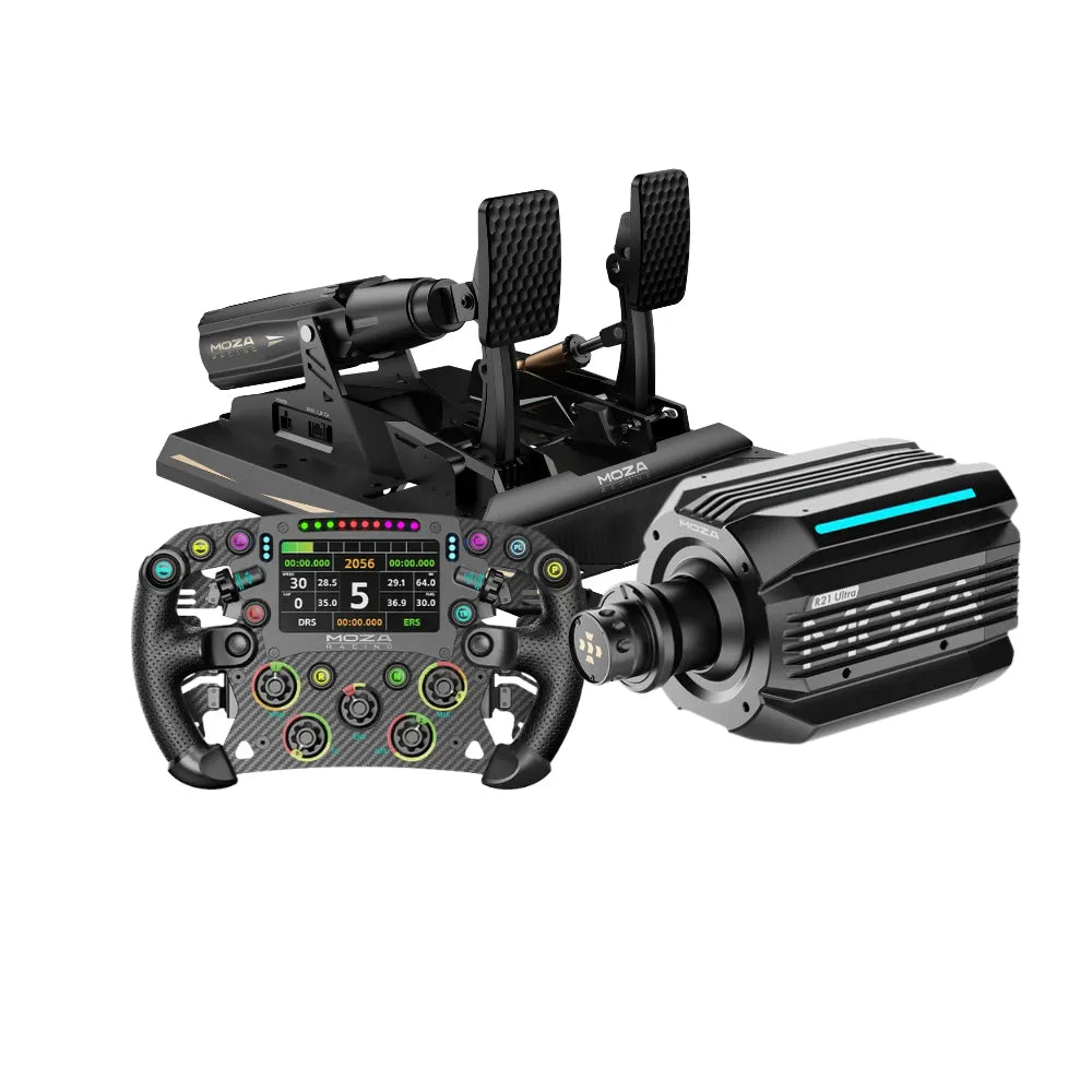 MOZA R21 Ultra + mBooster Pedal Set Bundle