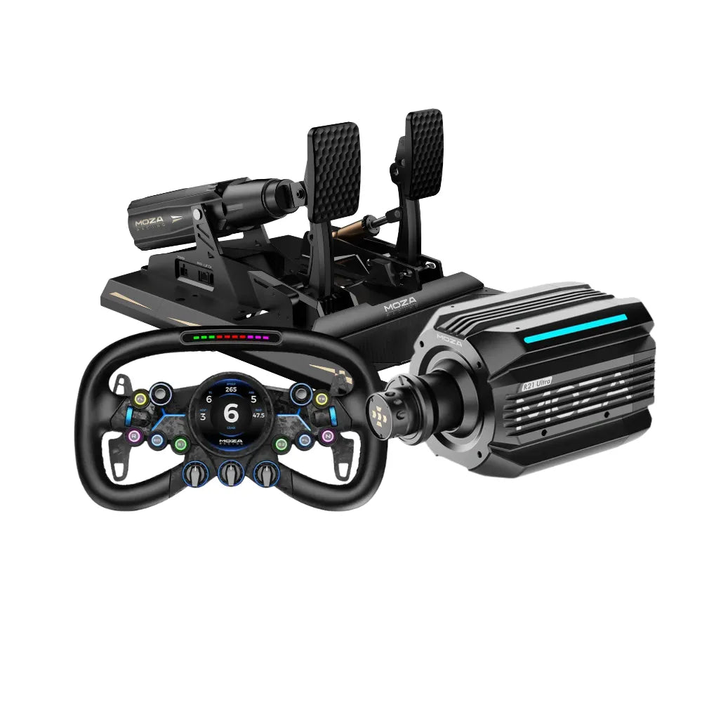MOZA R21 Ultra + mBooster Pedal Set Bundle