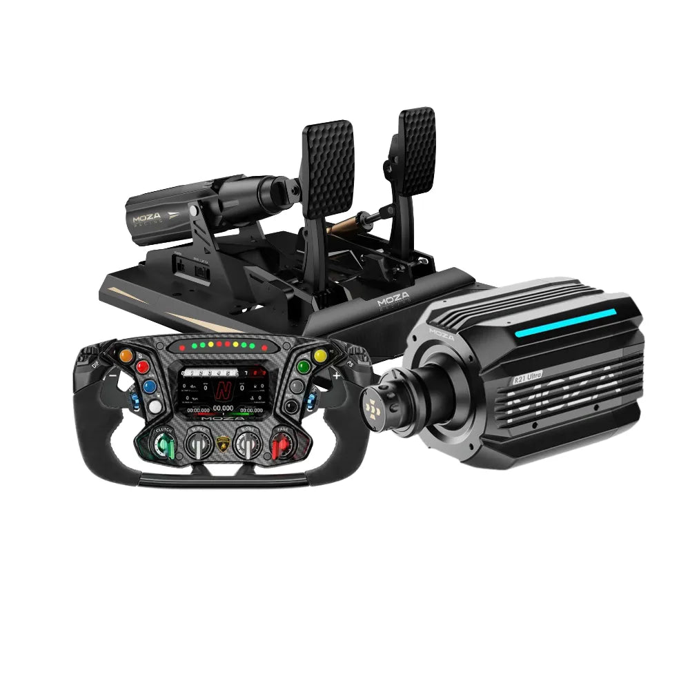 MOZA R21 Ultra + mBooster Pedal Set Bundle
