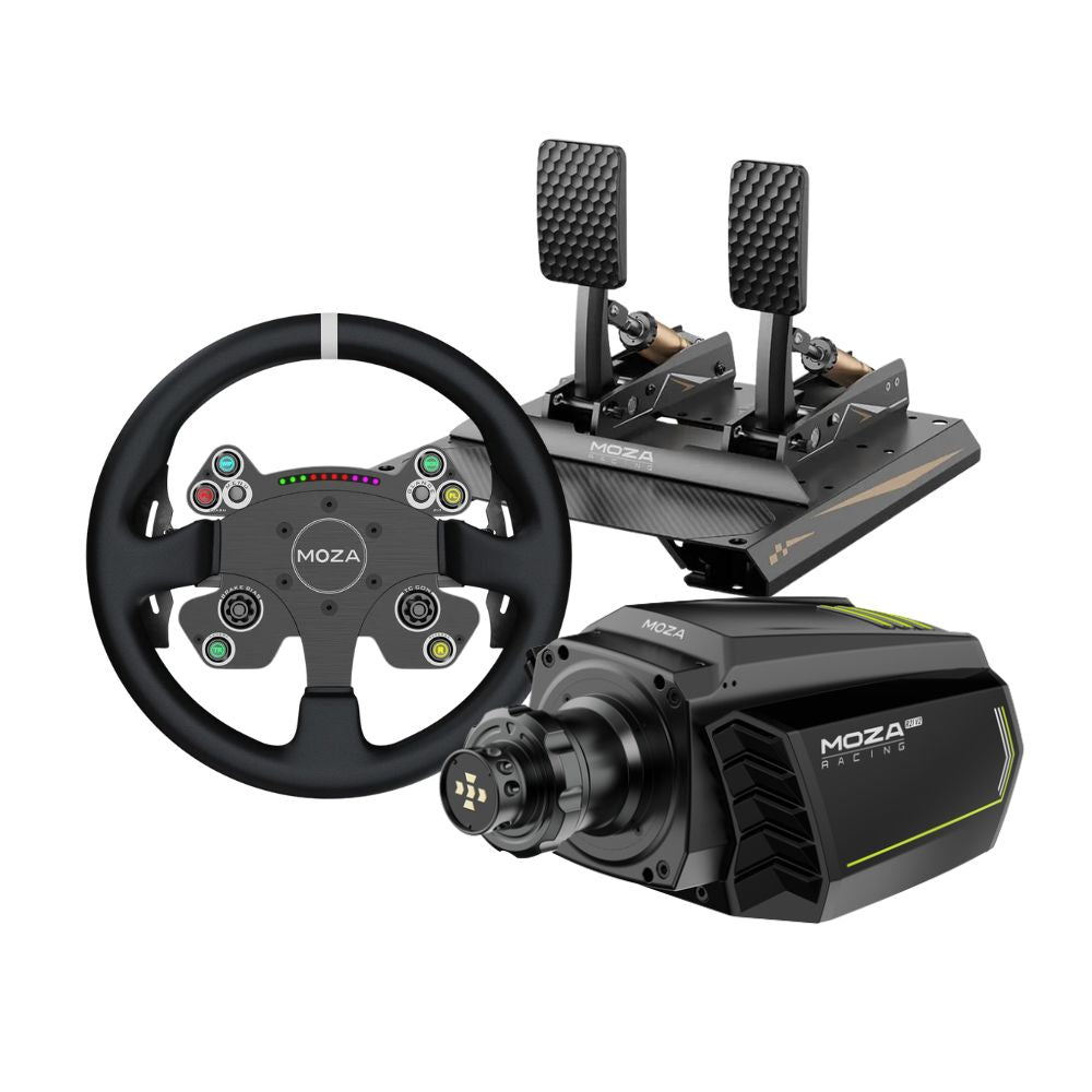 MOZA R21 V2 + CRP2 Pedals Bundle