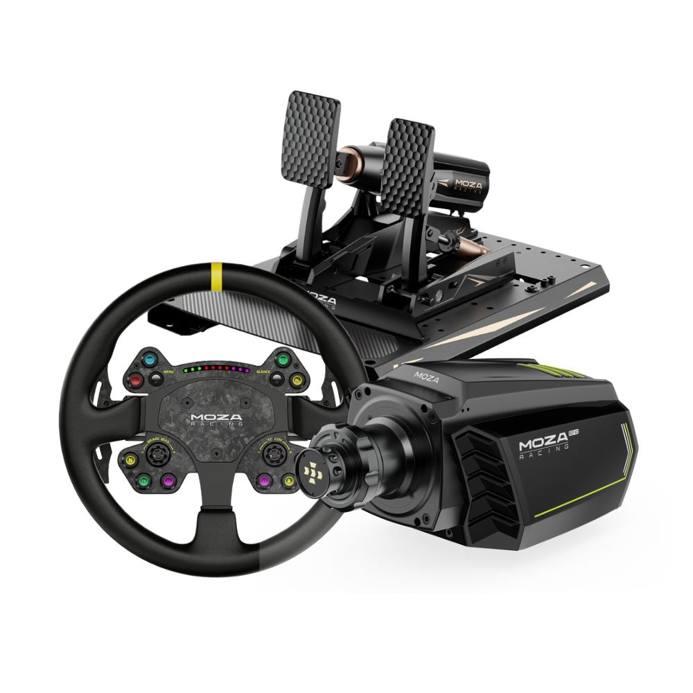 MOZA R21 V2 + mBooster Active Pedal Set Bundle