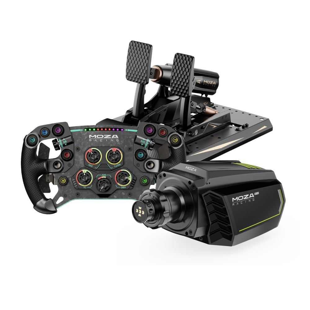 MOZA R21 V2 + mBooster Active Pedal Set Bundle