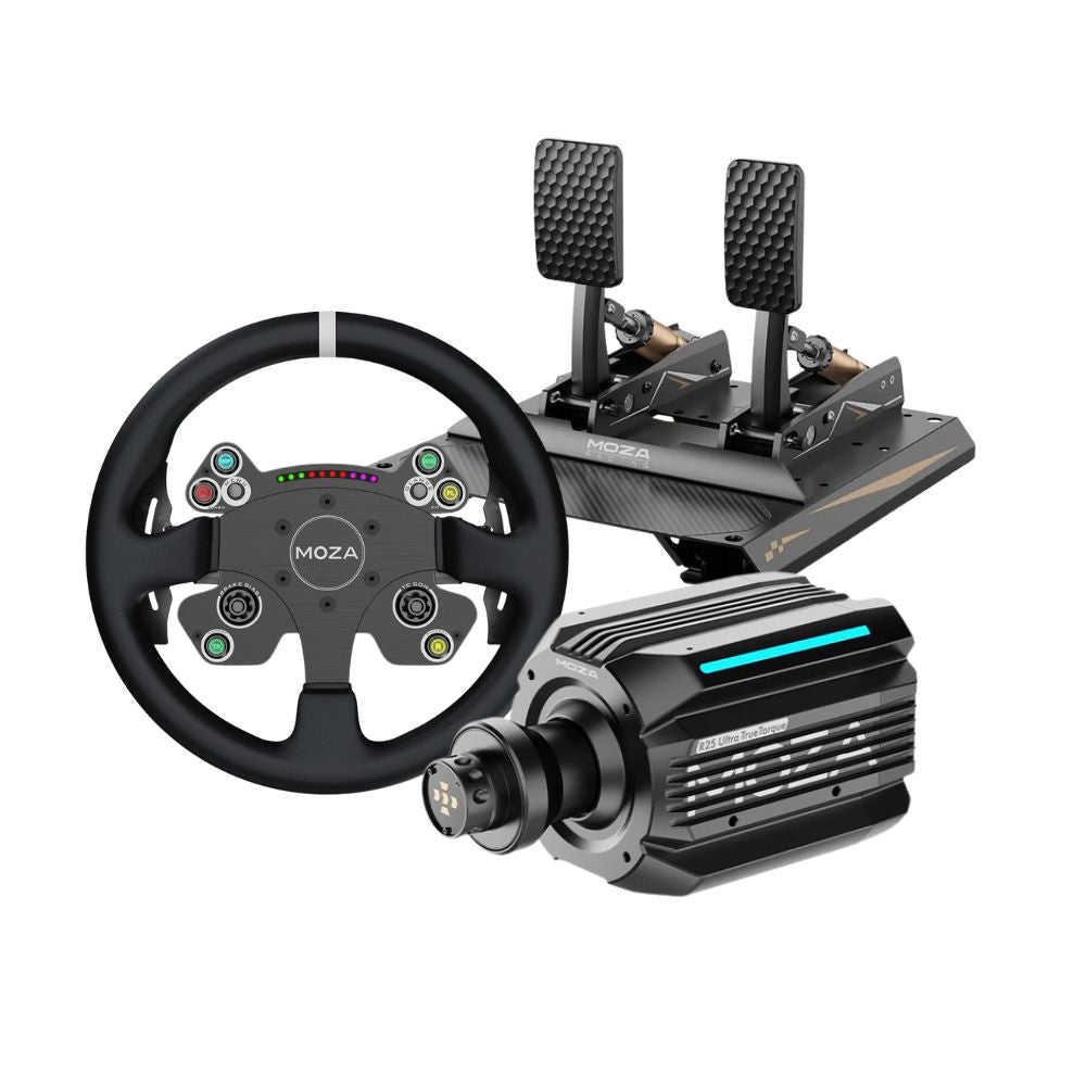 MOZA R25 Ultra True Torque + CRP2 Pedals Bundle