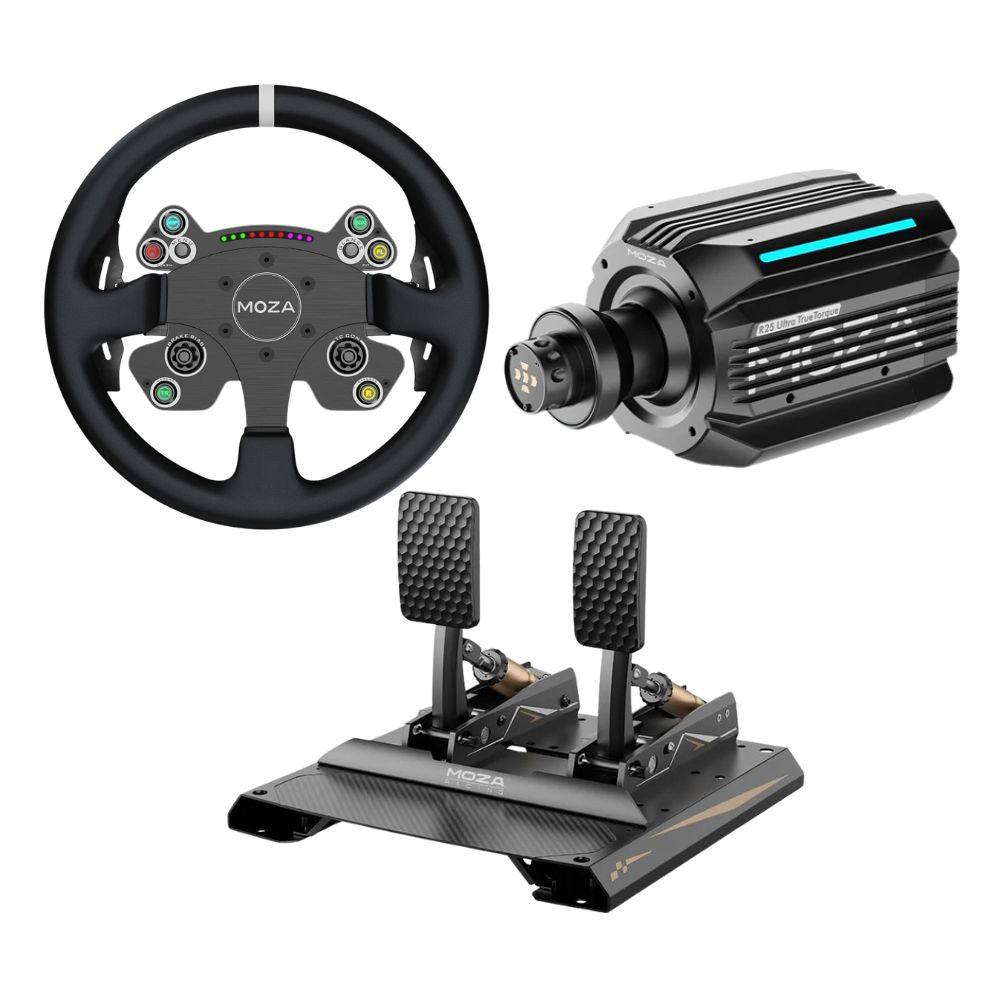 MOZA R25 Ultra True Torque + CRP2 Pedals Bundle