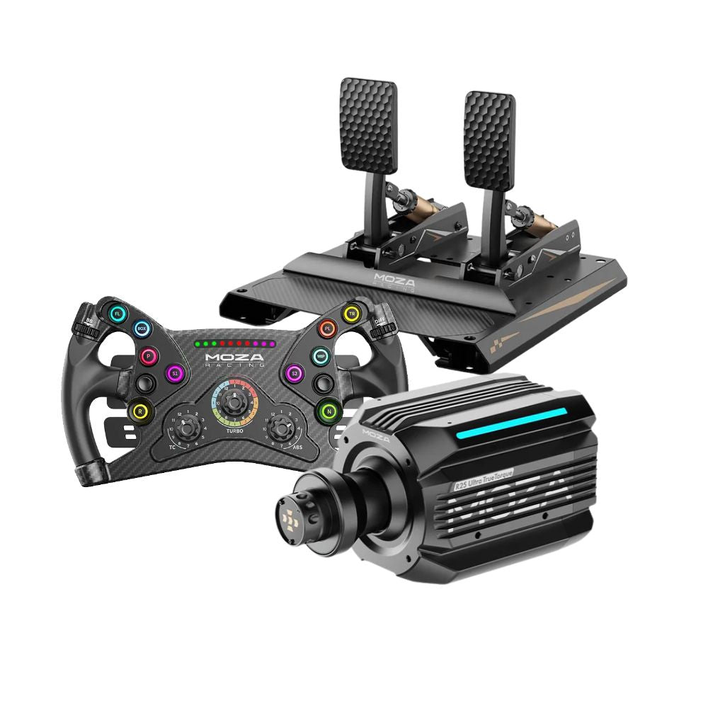MOZA R25 Ultra True Torque + CRP2 Pedals Bundle