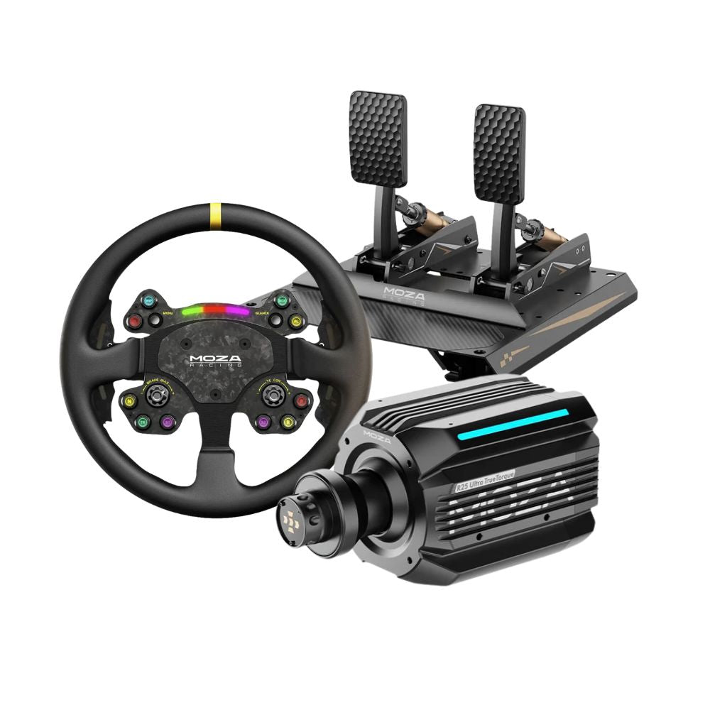 MOZA R25 Ultra True Torque + CRP2 Pedals Bundle