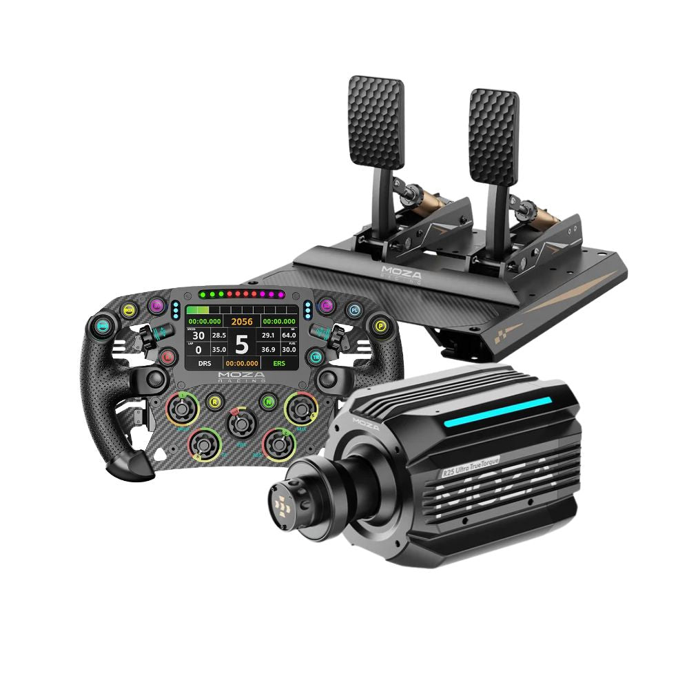 MOZA R25 Ultra True Torque + CRP2 Pedals Bundle