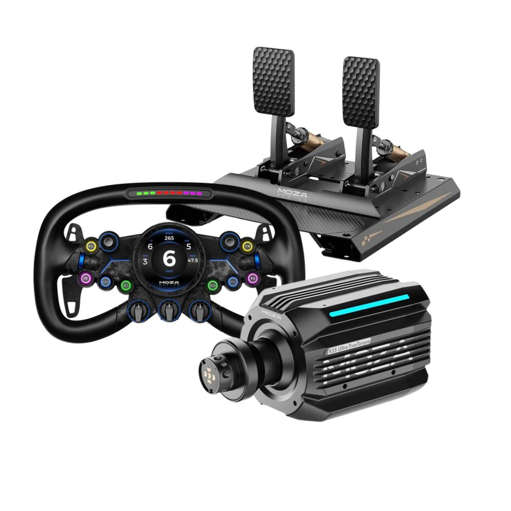 MOZA R25 Ultra True Torque + CRP2 Pedals Bundle