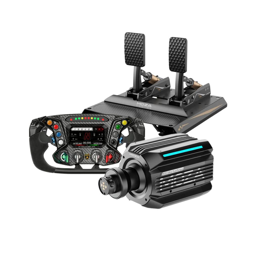 MOZA R25 Ultra True Torque + CRP2 Pedals Bundle
