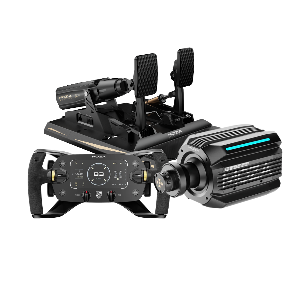 MOZA R25 Ultra True Torque + mBooster Pedal Set Bundle