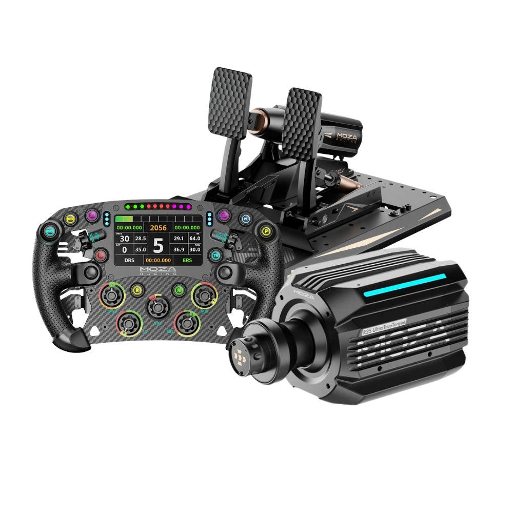 MOZA R25 Ultra True Torque + mBooster Pedal Set Bundle