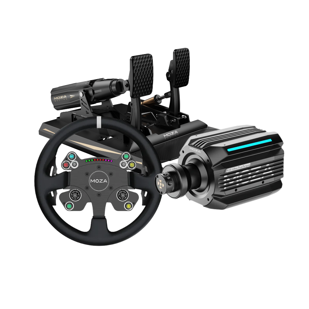 MOZA R25 Ultra True Torque + mBooster Pedal Set Bundle