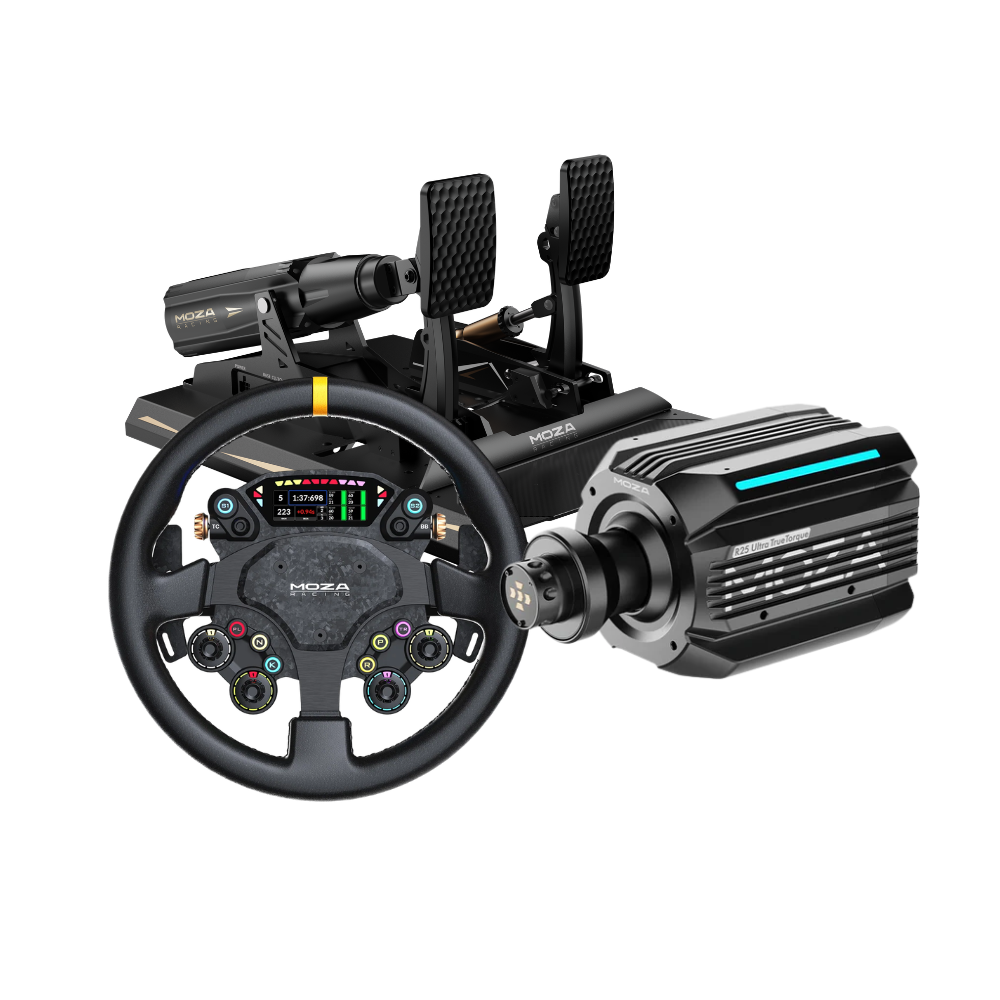 MOZA R25 Ultra True Torque + mBooster Pedal Set Bundle