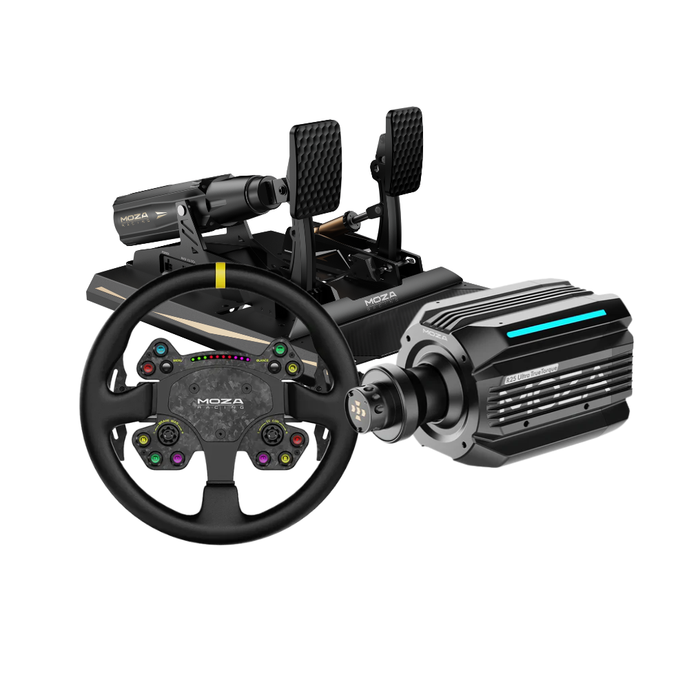 MOZA R25 Ultra True Torque + mBooster Pedal Set Bundle