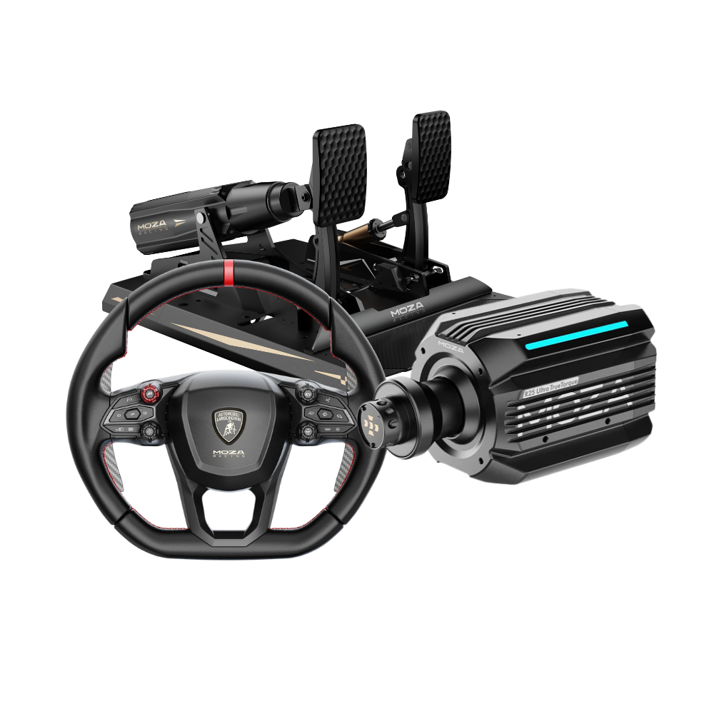 MOZA R25 Ultra True Torque + mBooster Pedal Set Bundle