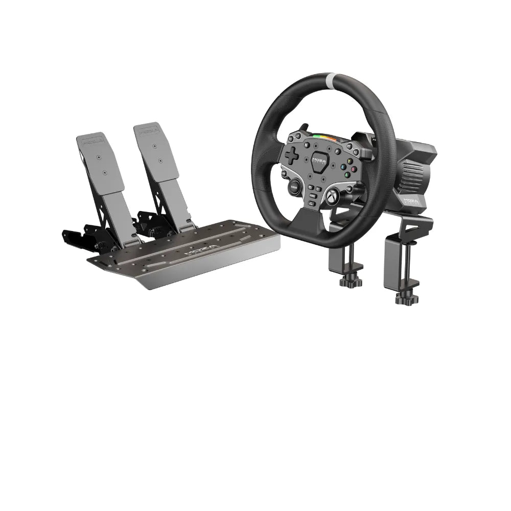 MOZA R3 Racing Wheel and Pedals for Xbox & PC