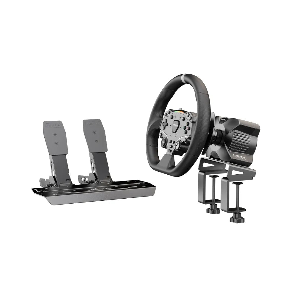 MOZA R3 Racing Wheel and Pedals for Xbox & PC