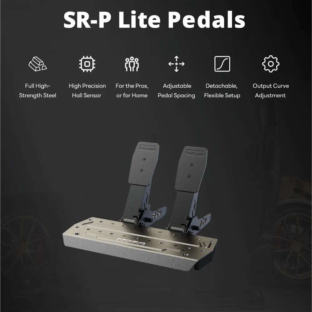 MOZA R3 Racing Wheel and Pedals for Xbox & PC