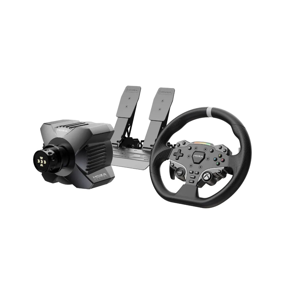 MOZA R3 Racing Wheel and Pedals for Xbox & PC