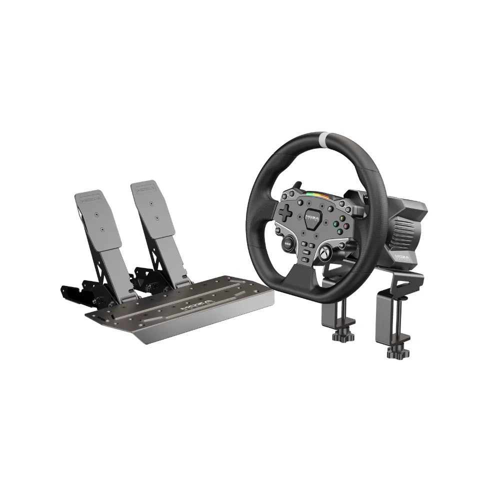 MOZA R3 Racing Wheel and Pedals for Xbox & PC
