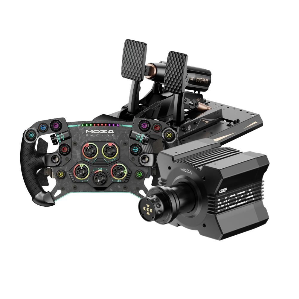 MOZA R9 V3 + mBooster Active Pedal Set Bundle