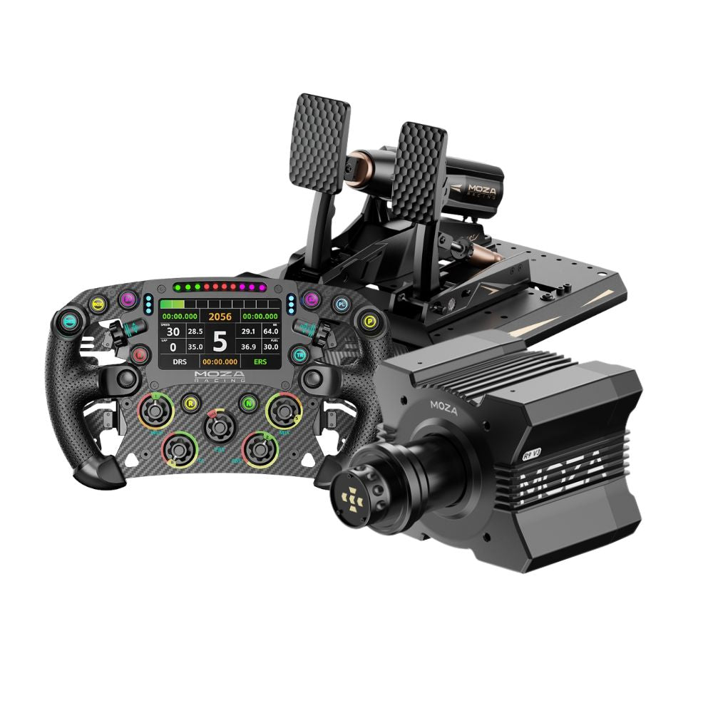 MOZA R9 V3 + mBooster Active Pedal Set Bundle