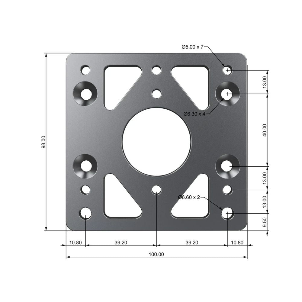 MOZA Wheel Base Adapter Plate