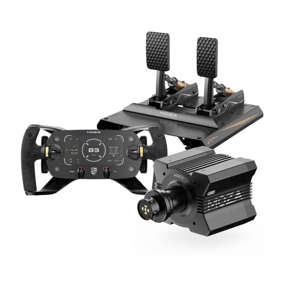 MOZA R12 V2 + CRP2 Pedals Bundle