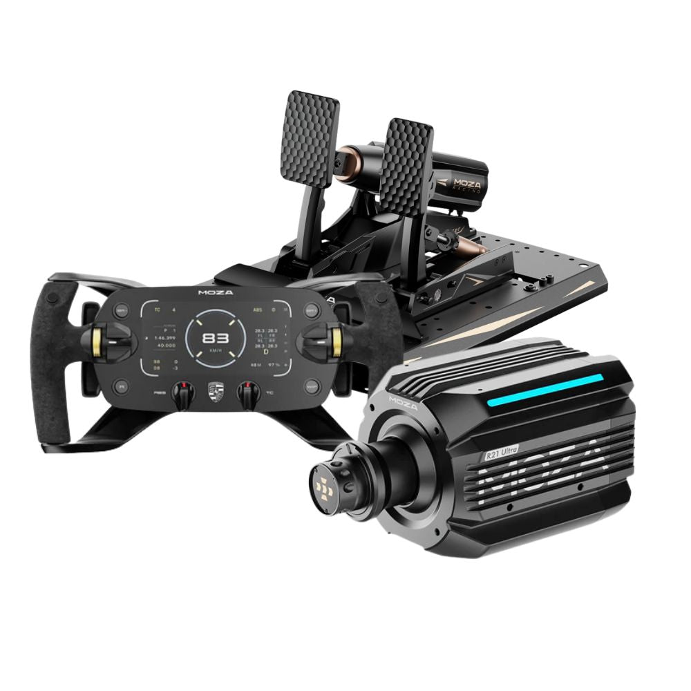 MOZA R21 Ultra + mBooster Pedal Set Bundle