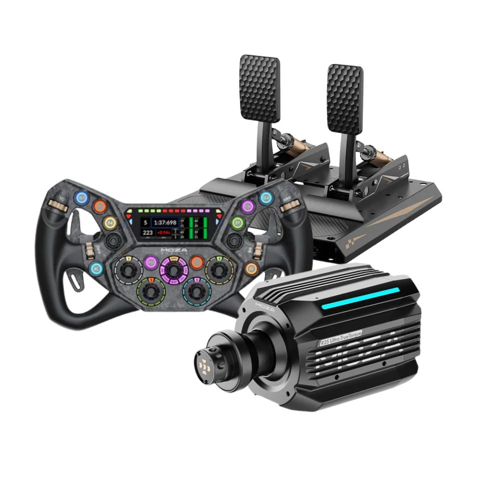 MOZA R25 Ultra True Torque + CRP2 Pedals Bundle