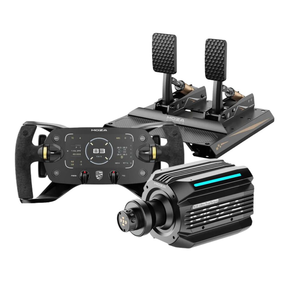 MOZA R25 Ultra True Torque + CRP2 Pedals Bundle