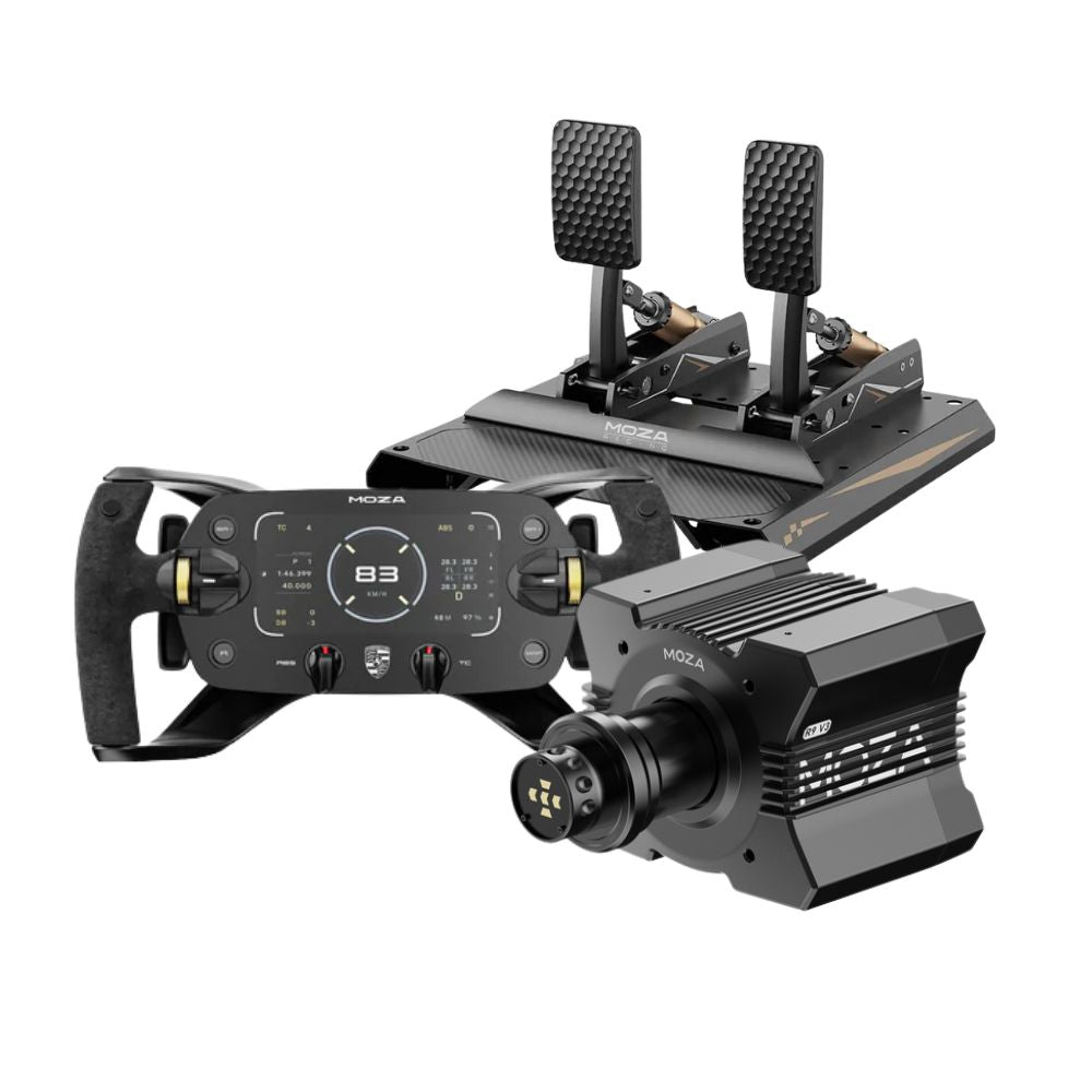 MOZA R9 V3 + CRP2 Pedals Bundle