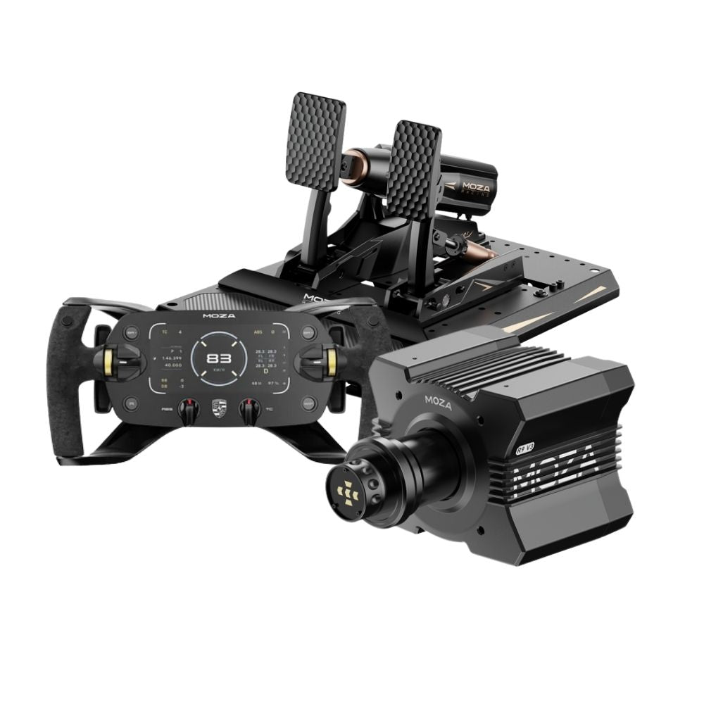 MOZA R9 V3 + mBooster Active Pedal Set Bundle