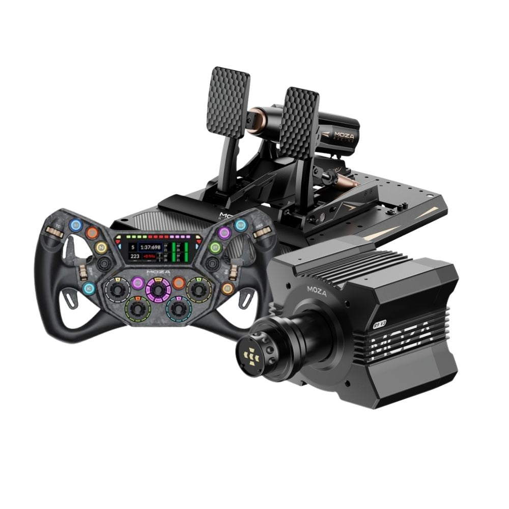 MOZA R9 V3 + mBooster Active Pedal Set Bundle