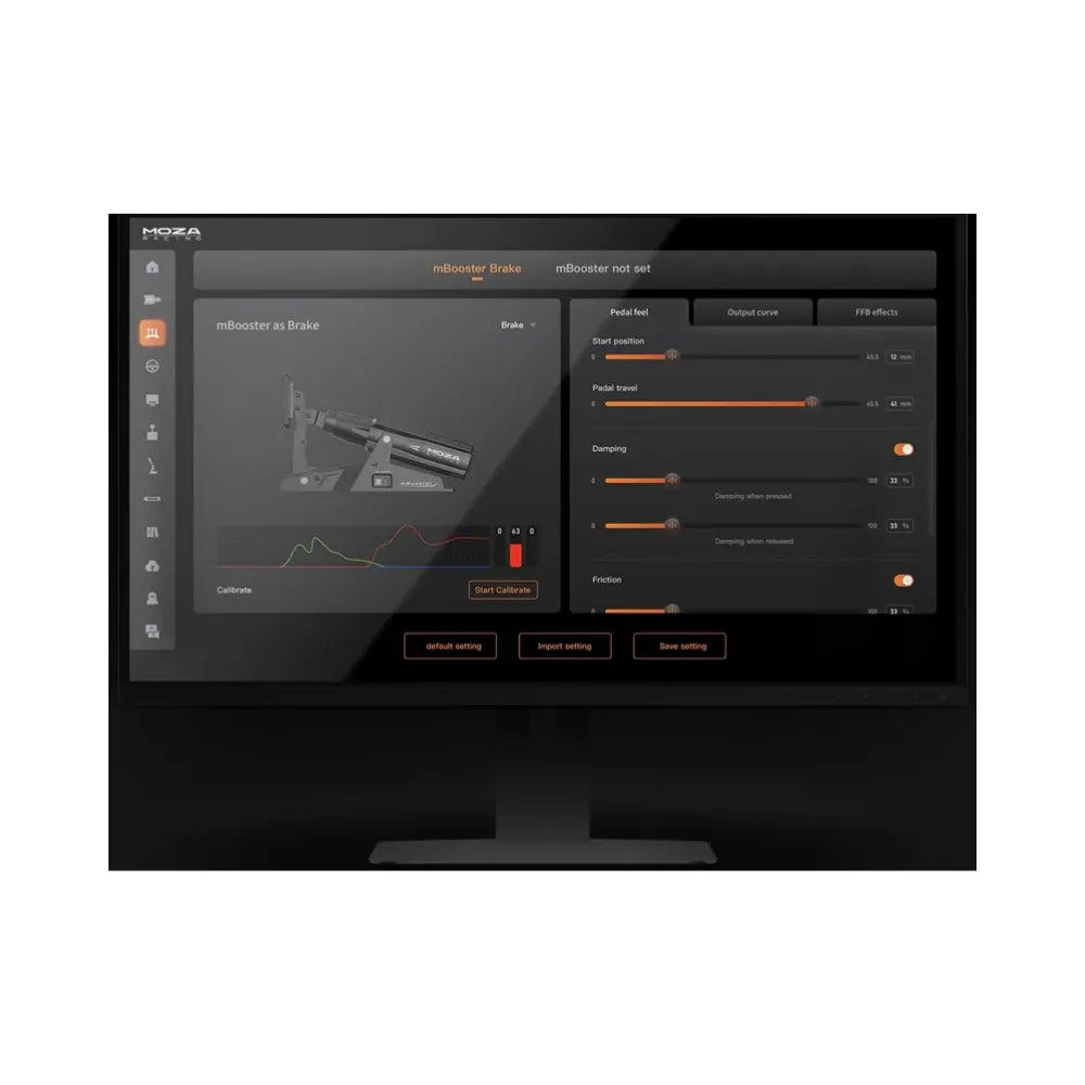 MOZA mBooster Active Pedal Set