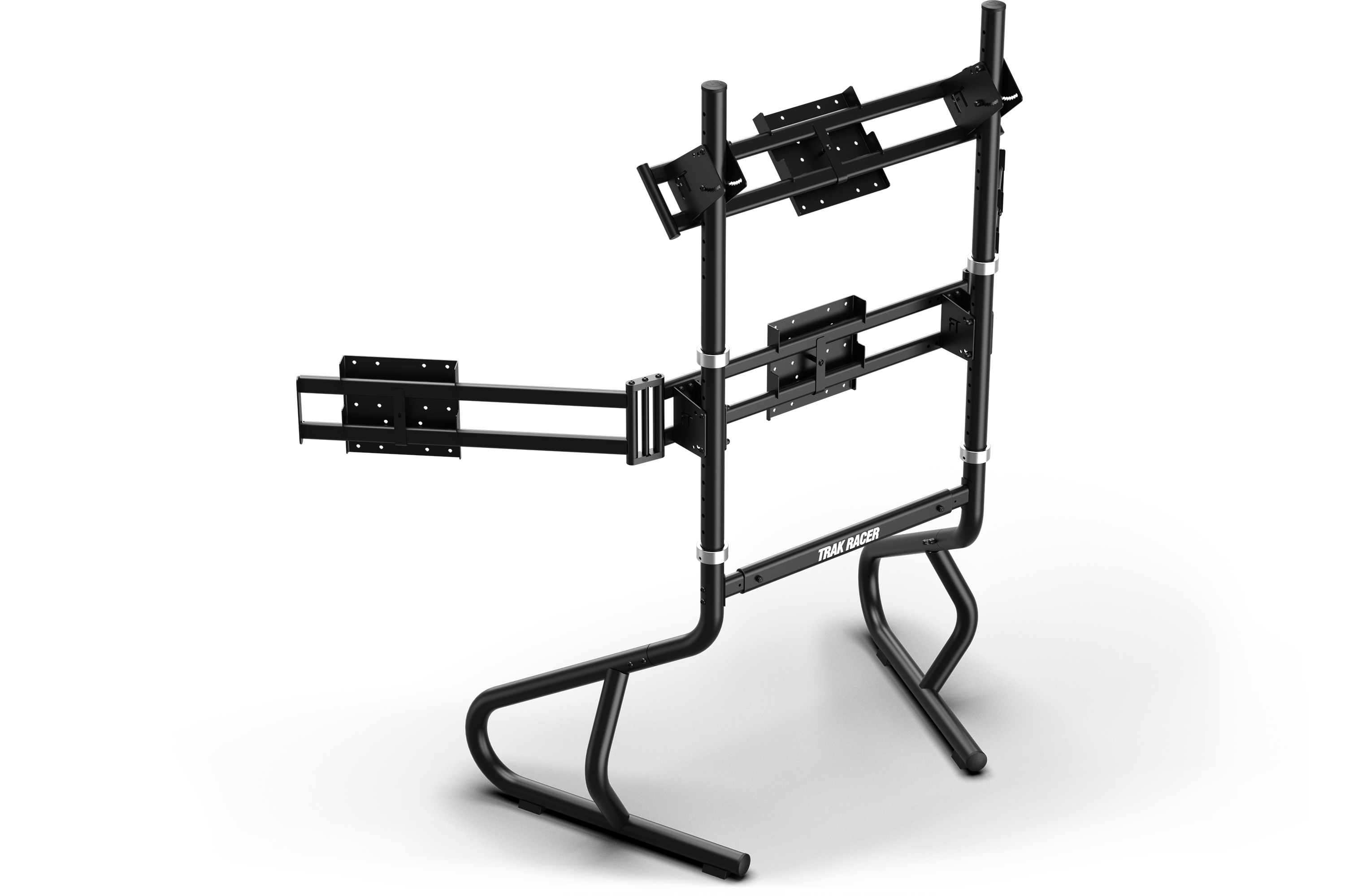 Trak Racer Freestanding Quad Monitor Stand (up to 80")
