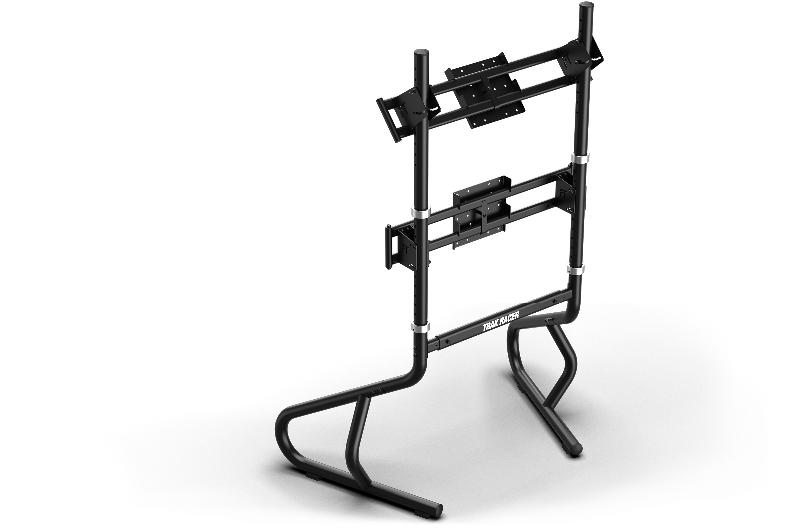 Trak Racer Freestanding Dual Monitor Stand (Upgradeable to Triple)