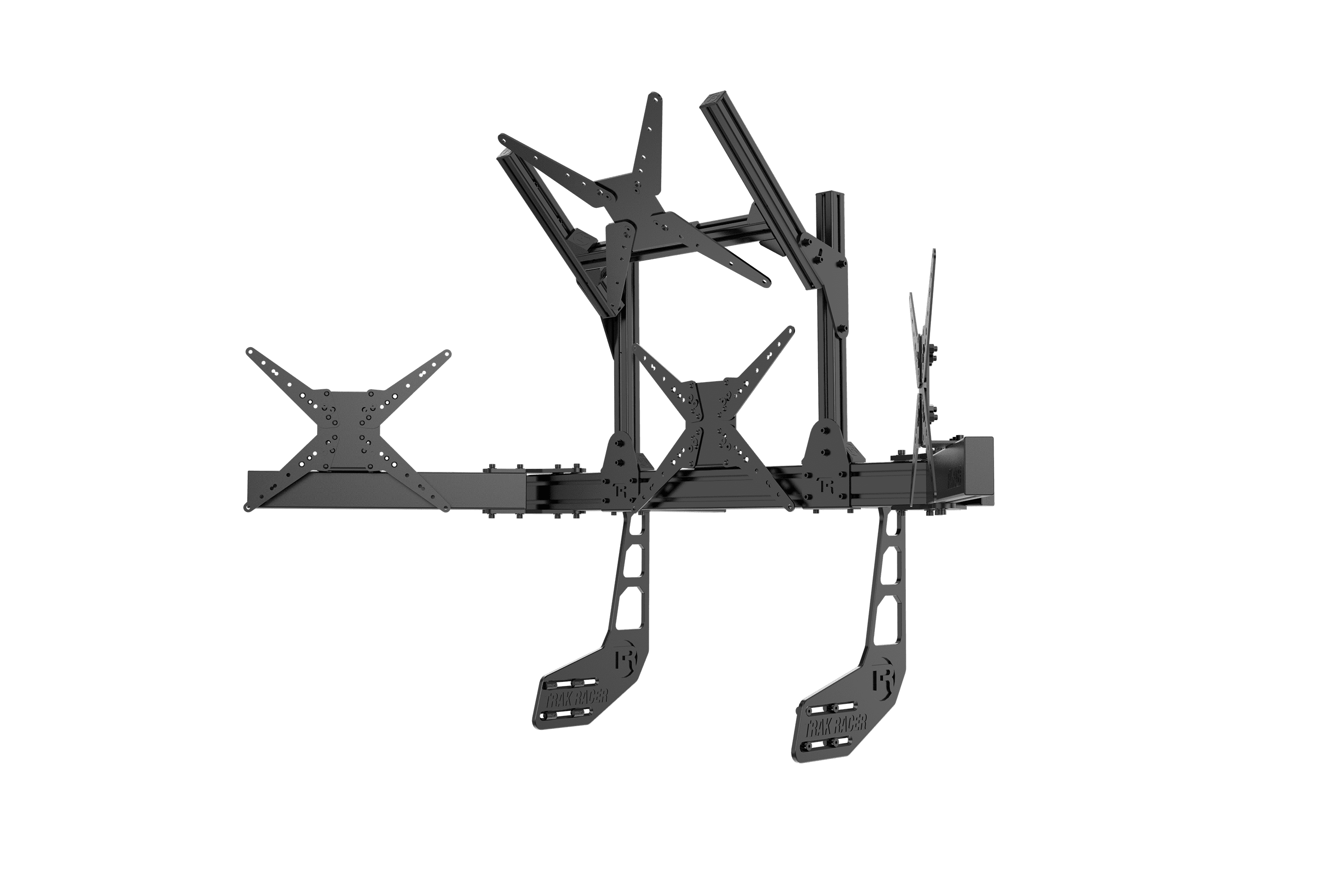 Trak Racer Cockpit-Mounted Quad Monitor Stand
