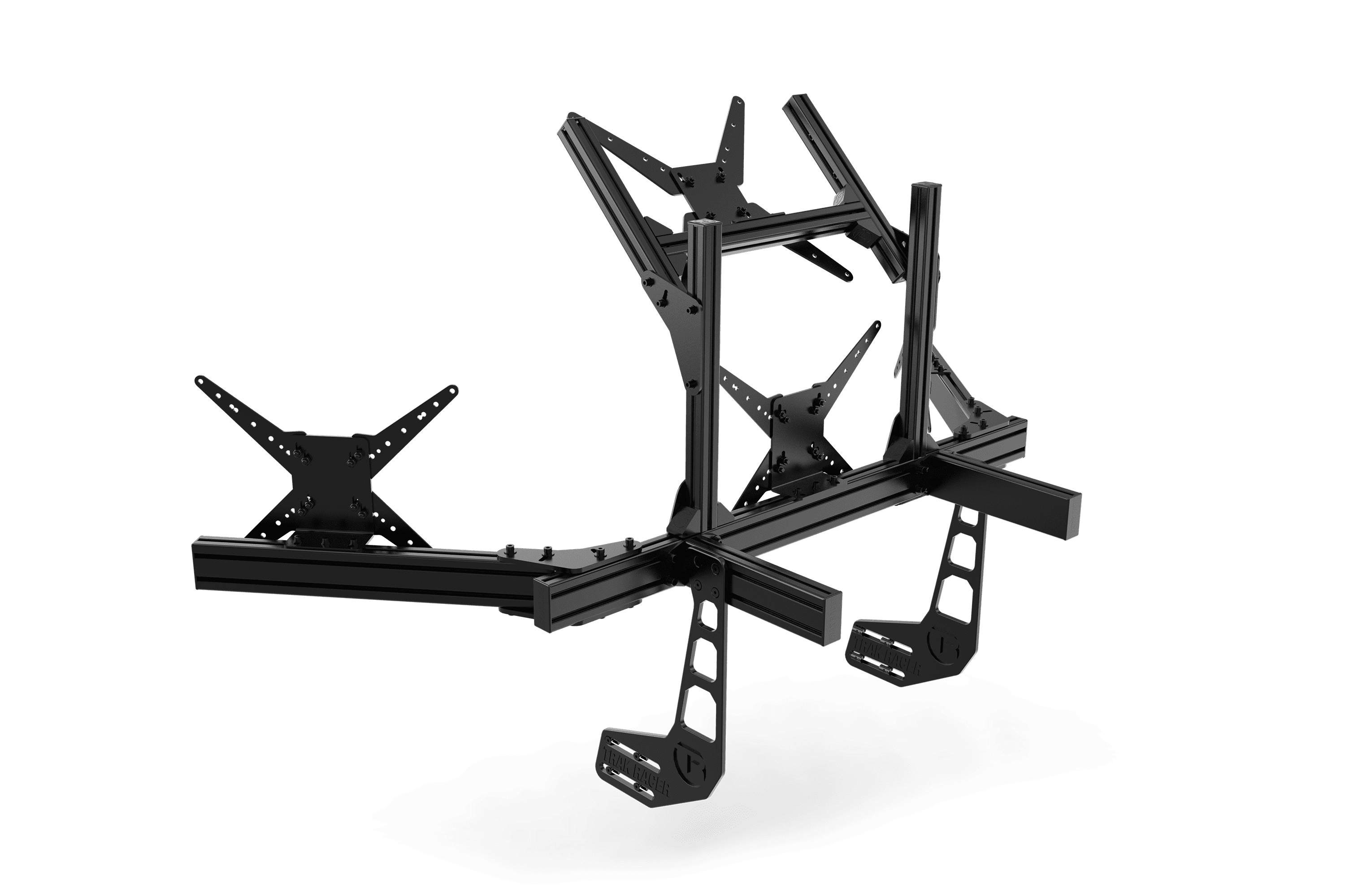 Trak Racer Cockpit-Mounted Quad Monitor Stand