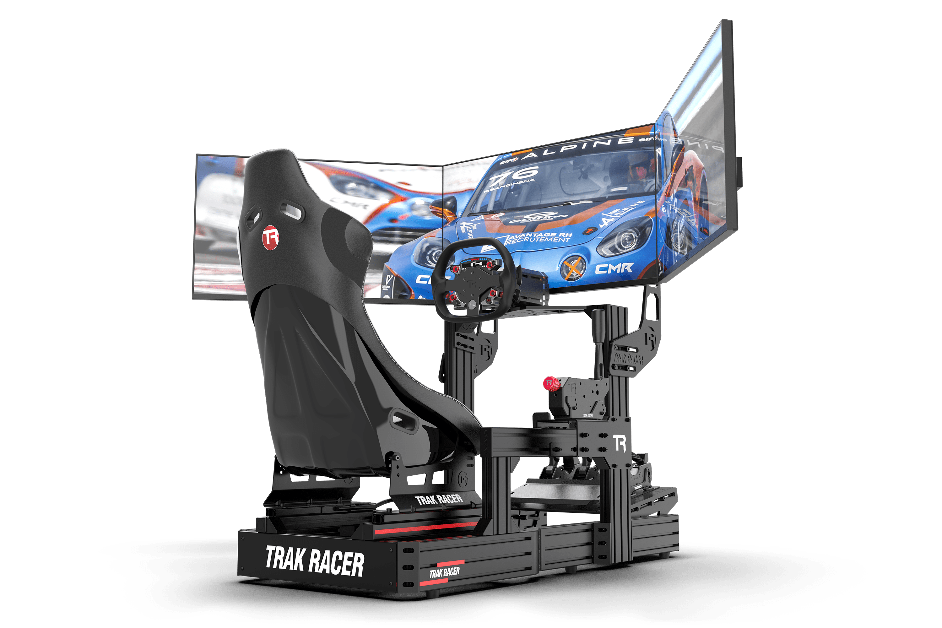 Trak Racer Cockpit-Mounted Triple Monitor Stand
