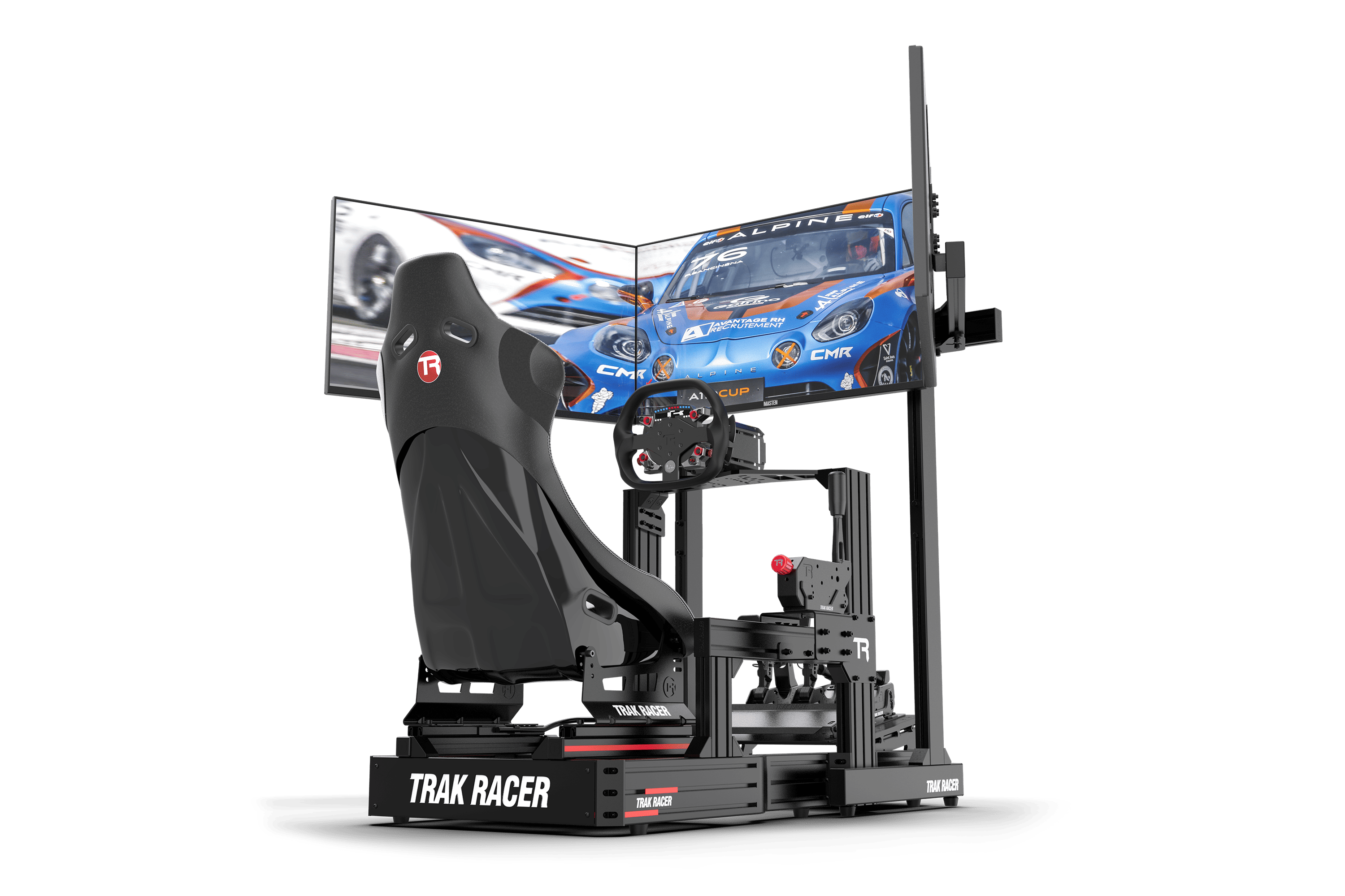 Trak Racer Freestanding Triple Monitor Stand (up to 45")