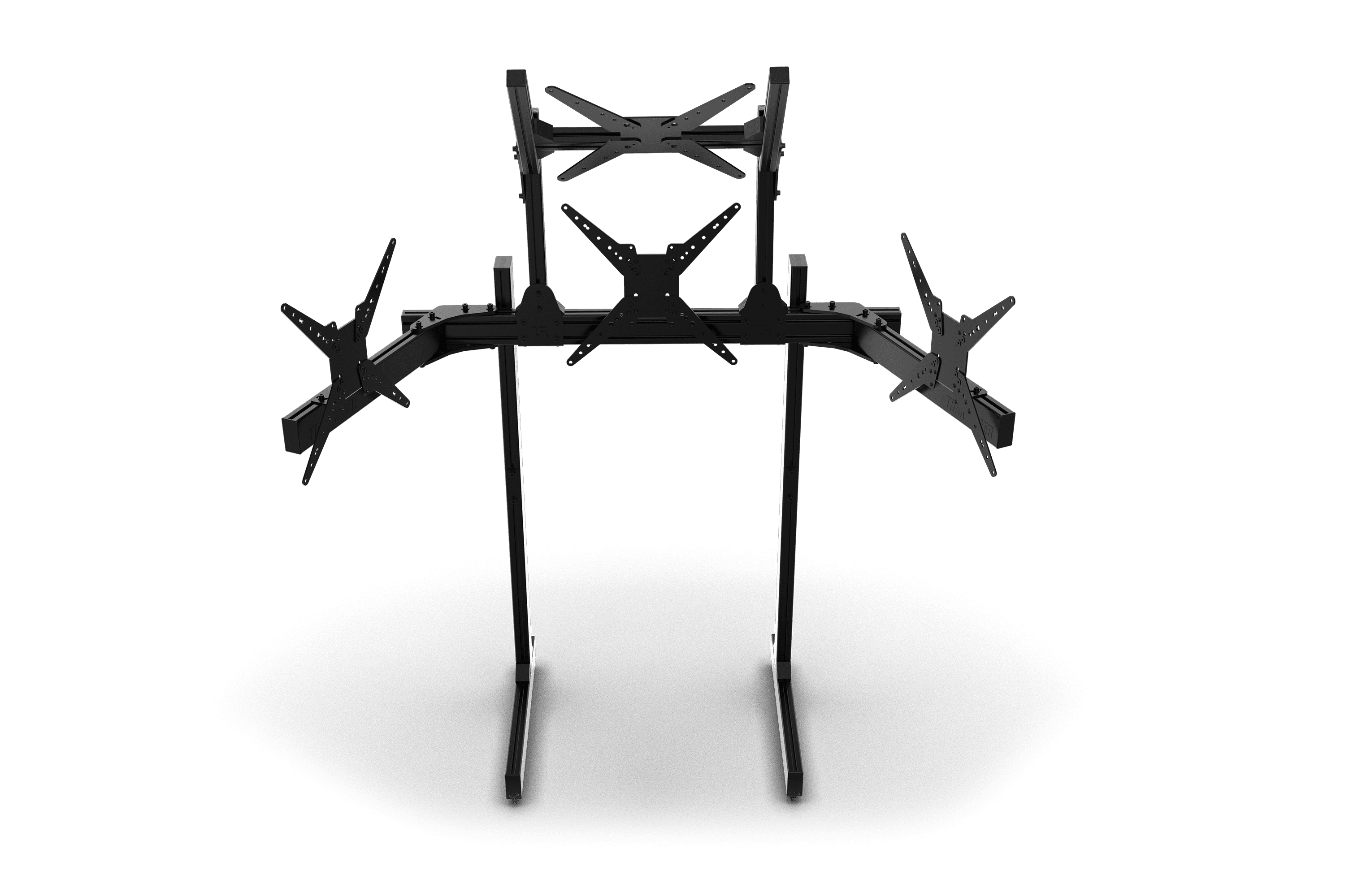Trak Racer Freestanding Quad Monitor Stand (up to 45")