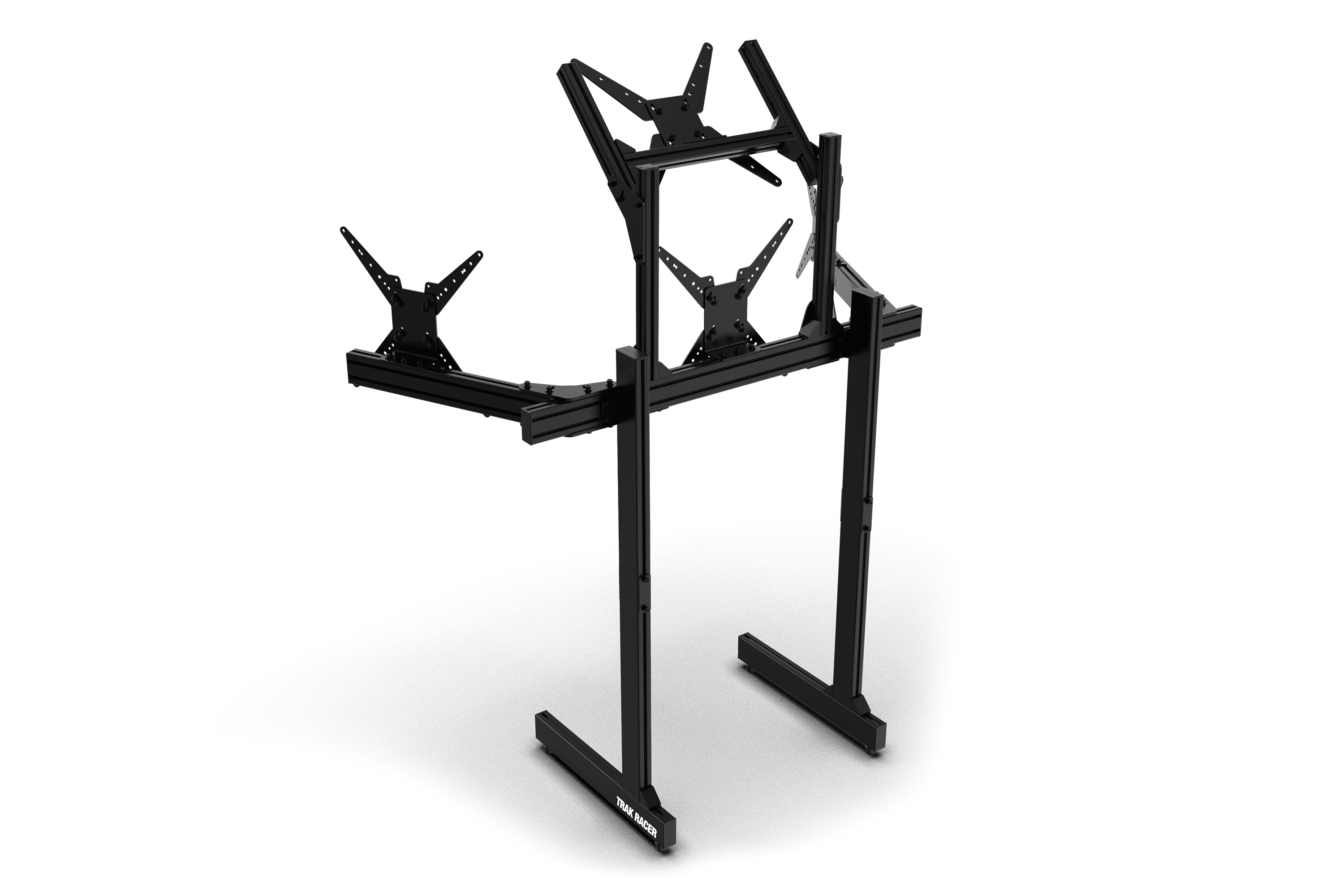 Trak Racer Freestanding Quad Monitor Stand (up to 45")